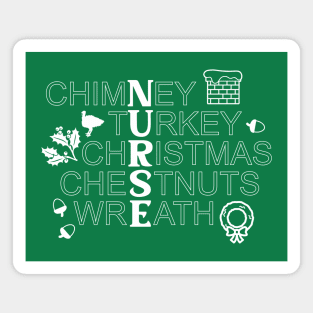 Nurse Christmas Present - Xmas Gift Magnet